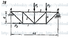 Схема варианта 28, задание С3 из сборника Яблонского 1978 года