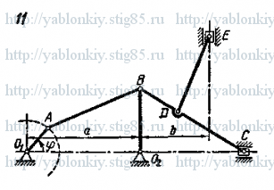 Схема варианта 11, задание К4 из сборника Яблонского 1985 года