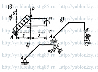 Схема варианта 13, задание С1 из сборника Яблонского 1985 года
