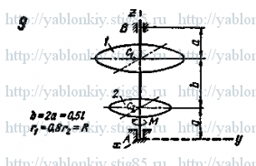 Схема варианта 9, задание Д16 из сборника Яблонского 1985 года