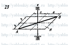 Схема варианта 23, задание Д9 из сборника Яблонского 1985 года