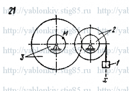 Схема варианта 21, задание К2 из сборника Яблонского 1985 года