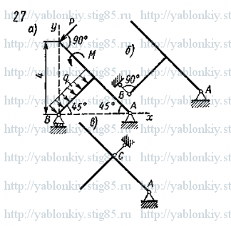 Схема варианта 27, задание С1 из сборника Яблонского 1985 года