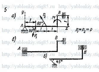 Схема варианта 5, задание С1 из сборника Яблонского 1985 года