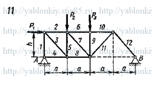 Схема варианта 11, задание С2 из сборника Яблонского 1985 года