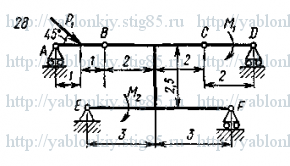 Схема варианта 28, задание С4 из сборника Яблонского 1985 года