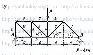 Схема варианта 11, задание С1 из сборника Яблонского 1978 года
