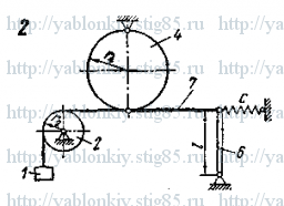 Схема варианта 2, задание Д23 из сборника Яблонского 1985 года
