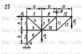 Схема варианта 25, задание С2 из сборника Яблонского 1985 года