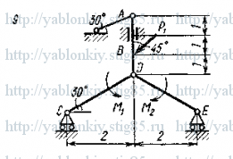 Схема варианта 9, задание С4 из сборника Яблонского 1985 года