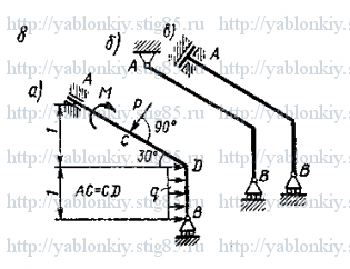 Схема варианта 8, задание С1 из сборника Яблонского 1985 года