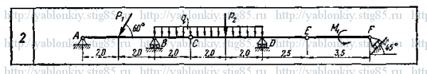 Схема варианта 2, задание С4 из сборника Яблонского 1978 года