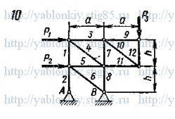 Схема варианта 10, задание С2 из сборника Яблонского 1985 года
